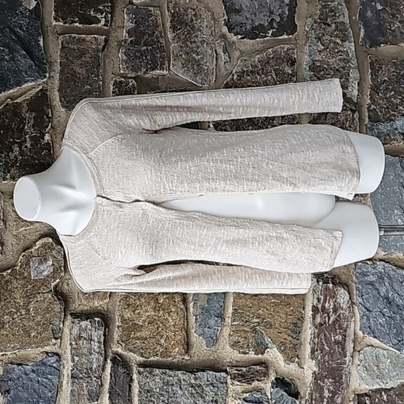 Lafayette 148 New York Tan cardigan sweater size Small - Picture 1 of 9
